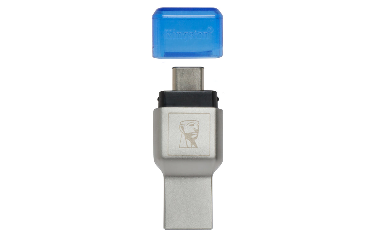 Kingston Technology MobileLite Duo 3C lector de tarjetas 10 Mbit/s Azul, Plata Si 18 mm