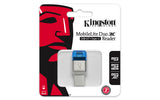 Kingston Technology MobileLite Duo 3C lector de tarjetas 10 Mbit/s Azul, Plata Si 18 mm