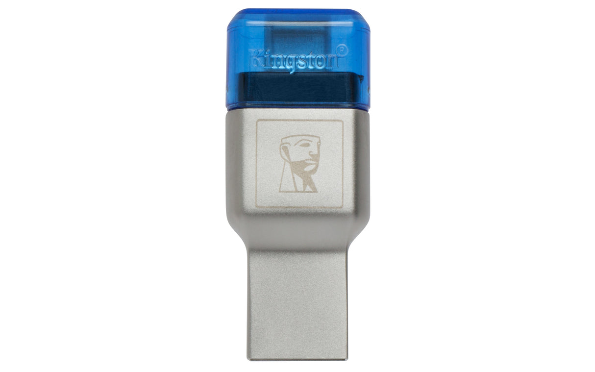 Kingston Technology MobileLite Duo 3C lector de tarjetas 10 Mbit/s Azul, Plata Si 18 mm
