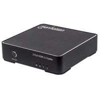 Manhattan Splitter HDMI 4K de 2 puertos divisores de vídeo HDMI 2x HDMI 2 Si