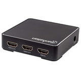 Manhattan Splitter HDMI 4K de 2 puertos divisores de vídeo HDMI 2x HDMI 2 Si