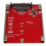 StarTech.com Tarjeta Adaptador PCI Express M.2 a U.2 SFF8639 para SSD NVMe M.2 - Conversor para SSD M.2 - Tarjeta Anfitr