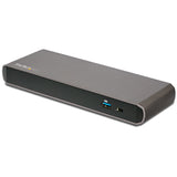 StarTech.com Docking Station Thunderbolt 3 con Salidas Dobles de Vídeo 4K para Ordenadores Portátiles Windows y Mac con Soporte para 5K y Entrega de Potencia PD Laptop Alámbrico USB 3.2 Gen 1 (3.1 Gen 1) Type-C 2 Si