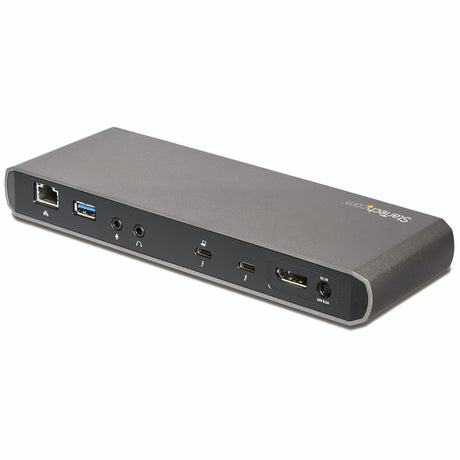 StarTech.com Docking Station Thunderbolt 3 con Salidas Dobles de Vídeo 4K para Ordenadores Portátiles Windows y Mac con Soporte para 5K y Entrega de Potencia PD Laptop Alámbrico USB 3.2 Gen 1 (3.1 Gen 1) Type-C 2 Si