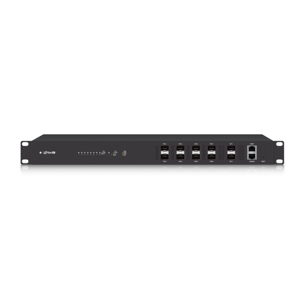 Ubiquiti U Fiber, OLT Gestionado 1U Negro, Montaje en rack, UF-OLT | Dispositivo de redes