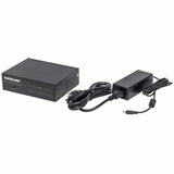 Intellinet Commutateur réseau (switch) Gigabit Ethernet PoE+ 8 ports, compatible IEEE 802.3at/af, budget PoE 60 W, forma