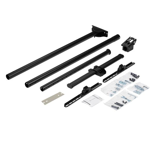 StarTech.com Soporte de Techo para TV - Soporte Universal de Cielo Raso para TV con Mástil Telescópico Largo Ajustable - Soporte VESA para Pantallas de 32" a 75" - Giro e Inclinación Monitor