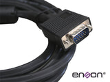Enson ENS-VGACB2 cable VGA 1.8 m VGA (D-Sub) Negro, Macho, Macho, ENS-VGACB2 1.8MT