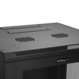 StarTech.com Armario Rack de Pared para Servidores 12U 19" 4 Columnas y Estante 1U - Rack de Servidores de Montaje