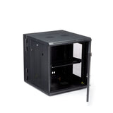 StarTech.com Armario Rack de Pared para Servidores 12U 19" 4 Columnas y Estante 1U - Rack de Servidores de Montaje 