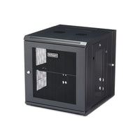 StarTech.com Armario Rack de Pared para Servidores 12U 19" 4 Columnas y Estante 1U - Rack de Servidores de Montaje