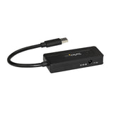 StarTech.com Hub Concentrador Portátil USB 3.0 SuperSpeed de 4 Puertos de 5Gbps con Carga Rápida - Ladrón USB 3.2 Gen 1 Tipo A - Alimentado por el Bus