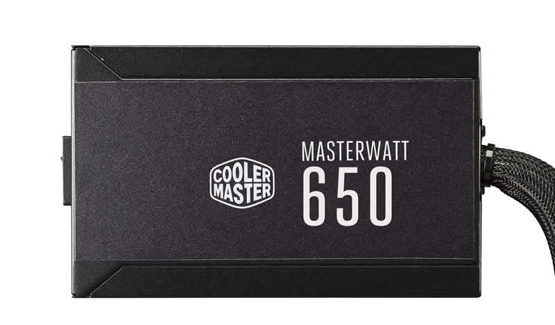 Fuente de Poder Cooler Master MasterWatt 650W ATX 12V 80 Plus Bronze Semi Modular 20+4 pin Fan 120mm Negro