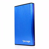 Vorago HDD-201 Caja de disco duro (HDD) Azul 2.5", SATA, 5 Gbit/s, Conexión USB