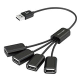 Vorago HU-101 nodo concentrador Negro, 1070 mm | Nodos concentradores