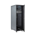 StarTech.com Rack Armario de Equipos de 4 Columnas 42U - Profundidad de 36in - Rack Armario de 19 Pulgadas con Ruedas - 