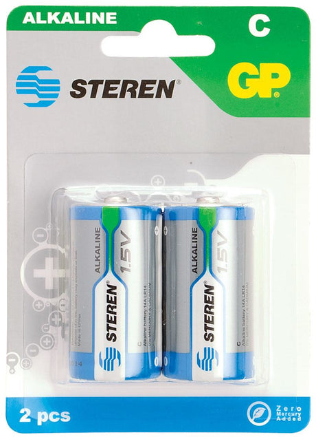 Steren BAT-C2 pila doméstica Batería de un solo uso C Alcalino