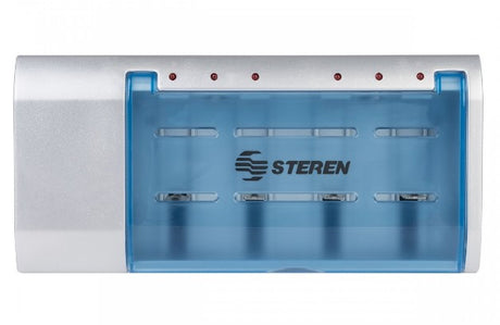 Steren CRG-500 cargador de batería Corriente alterna, Níquel-cadmio (NiCd), Níquel-metal hidruro (NiMH), AAA