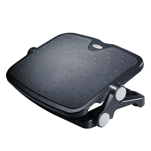 StarTech.com Descansapiés Ajustable para Debajo del Escritorio o Mesa - Descansapiés Ergonómico de Ángulo y Altura Ajust