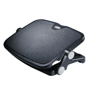 StarTech.com Descansapiés Ajustable para Debajo del Escritorio o Mesa - Descansapiés Ergonómico de Ángulo y Altura Ajust