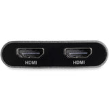 StarTech.com Adaptador Thunderbolt a HDMI 2.0 Doble - Conversor Thunderbolt a HDMI Doble de 4K 60Hz - Adaptador de Vídeo