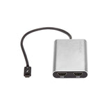 StarTech.com Adaptador Thunderbolt a HDMI 2.0 Doble - Conversor Thunderbolt a HDMI Doble de 4K 60Hz - Adaptador de Vídeo