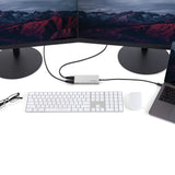 StarTech.com Adaptador Thunderbolt a HDMI 2.0 Doble - Conversor Thunderbolt a HDMI Doble de 4K 60Hz - Adaptador de Vídeo