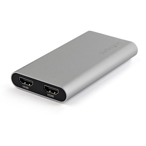 StarTech.com Adaptador Thunderbolt a HDMI 2.0 Doble - Conversor Thunderbolt a HDMI Doble de 4K 60Hz - Adaptador de Vídeo