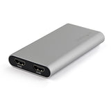 StarTech.com Adaptador Thunderbolt a HDMI 2.0 Doble - Conversor Thunderbolt a HDMI Doble de 4K 60Hz - Adaptador de Vídeo