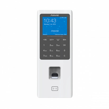 Anviz W2 Pro Terminal de control de entrada, Lector de huella digital, Lector de código de acceso, Wifi