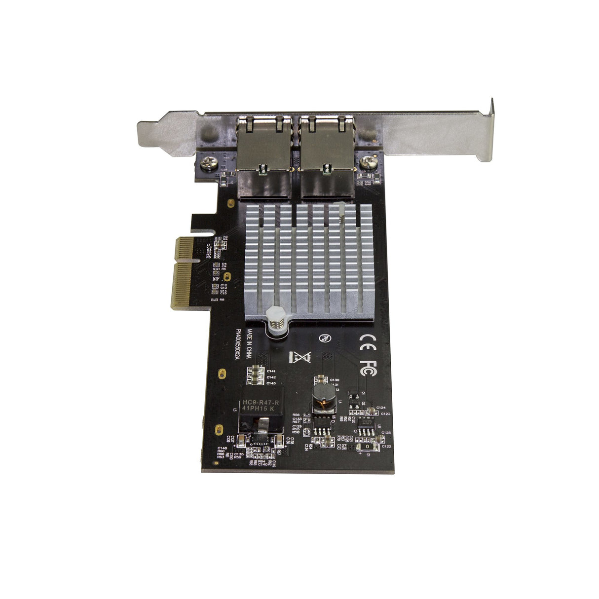 StarTech.com Tarjeta PCIe de Red con 2 Puertos 10G - NIC PCI Express 10GBASE-T & NBASE-T con Chipset Intel-X550AT 10/5/2,5/1GbE - Adaptador de Red Eth