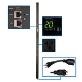 Tripp Lite PDUMNV20LX PDU monitoreable monofásico de 1.9kW con Interfaz de Plataforma LX, tomacorrientes de 120V (24 5-1