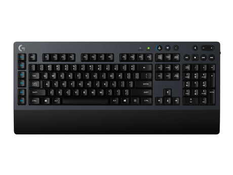 Logitech G 920-008387 teclado Juego RF inalámbrico + bluetooth Inglés Negro, Tamaño completo (100%), Interruptor mecánic