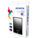 ADATA AHV620S-2TU3-CBK discos duros externos 2 GB 2.5 cm (2.5") Unidad de disco duro Micro-USB B