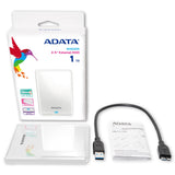 ADATA AHV620S-1TU3-CWH discos duros externos 1 GB 2.5 cm (2.5") Unidad de disco duro Micro-USB B