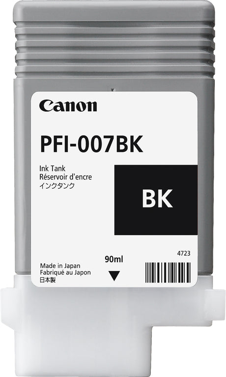 Canon PFI-007BK Cartucho de Tinta Tinta a base de pigmentos Impresión por inyección de tinta imagePROGRAF iPF670 1