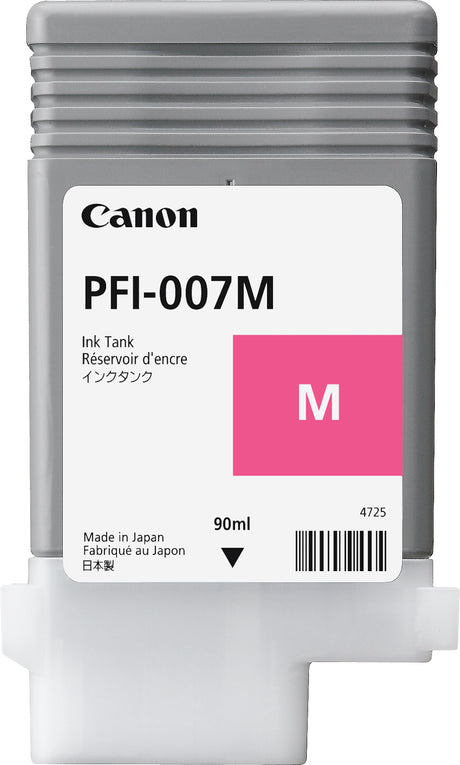 Canon PFI-007M Cartucho de Tinta Tinta a base de pigmentos Impresión por inyección de tinta imagePROGRAF iPF670 1
