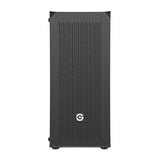 Getttech Gaming Gabinete GCM-ASGX1-01BK, Diseño Moderno, Ventilación Eficiente, Soporte ATX