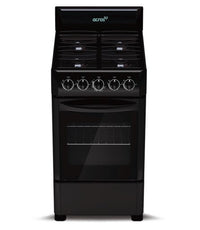 Acros NAW1001B cocina Cocina independiente Eléctrico Encimera de gas Negro