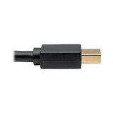 Tripp Lite U444-006-MDP Cable Adaptador USB-C a Mini DisplayPort, 4K 60Hz, Negro, 2 m [6 pies], 3840 x 2160 Pixeles