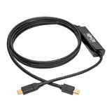 Tripp Lite U444-006-MDP Cable Adaptador USB-C a Mini DisplayPort, 4K 60Hz, Negro, 2 m [6 pies], 3840 x 2160 Pixeles