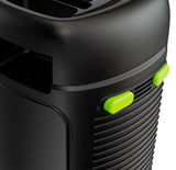 Klip Xtreme KLS-100 altavoz portátil y para fiesta Altavoz de fiesta Negro 80 W, 80 - 15000 Hz, 4 Ohmio, 1200 W