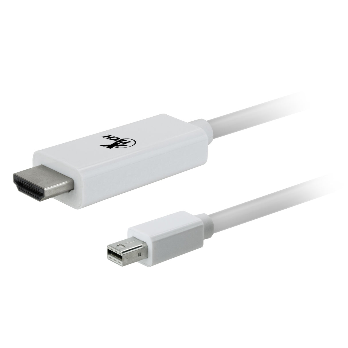Xtech XTC-357 adaptador de cable de vídeo 1.8 m Mini DisplayPort HDMI Blanco, Macho, Macho, Cobre