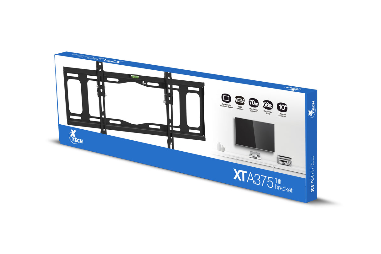 Xtech XTA-375 soporte para TV 177.8 cm (70") Negro, 600 x 400 mm, Acero