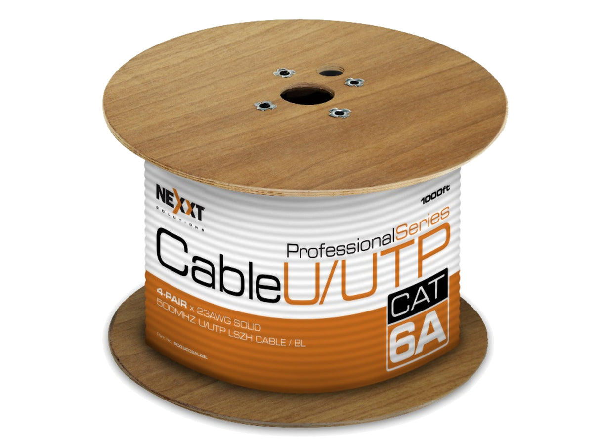 Nexxt Enterprise Cat6A U/UTP Cable 4P 23AWG LSZH 305m BL