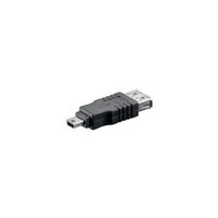 K-mex ACOTGCABLE140K cambiadores de género de cables USB Mini USB Negro