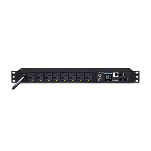 CyberPower PDU41002 Unidades de distribución de energía (pdus) Monitorizado, Conmutado 1U 8 salidas AC