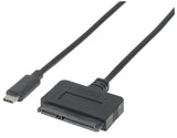 Manhattan Adaptador SATA a USB-C 3.2 SuperSpeed+ Cable USB 3.2 Gen 2 (3.1 Gen 2) USB C SATA Macho/Macho