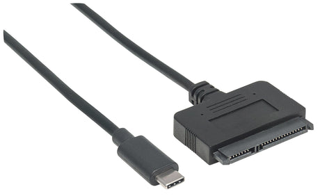Manhattan Adaptador SATA a USB-C 3.2 SuperSpeed+ Cable USB 3.2 Gen 2 (3.1 Gen 2) USB C SATA Macho/Macho