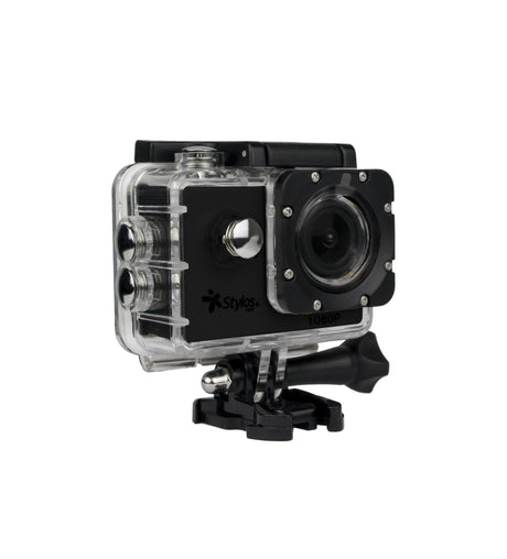 CAMARA DEPORTIVA STYLOS TECH 1080 COLOR NEGRO WIFI PANTALL 2